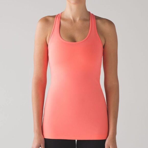 LULULEMON Cool Racerback Tank Top Grapefruit Size - Picture 2 of 10